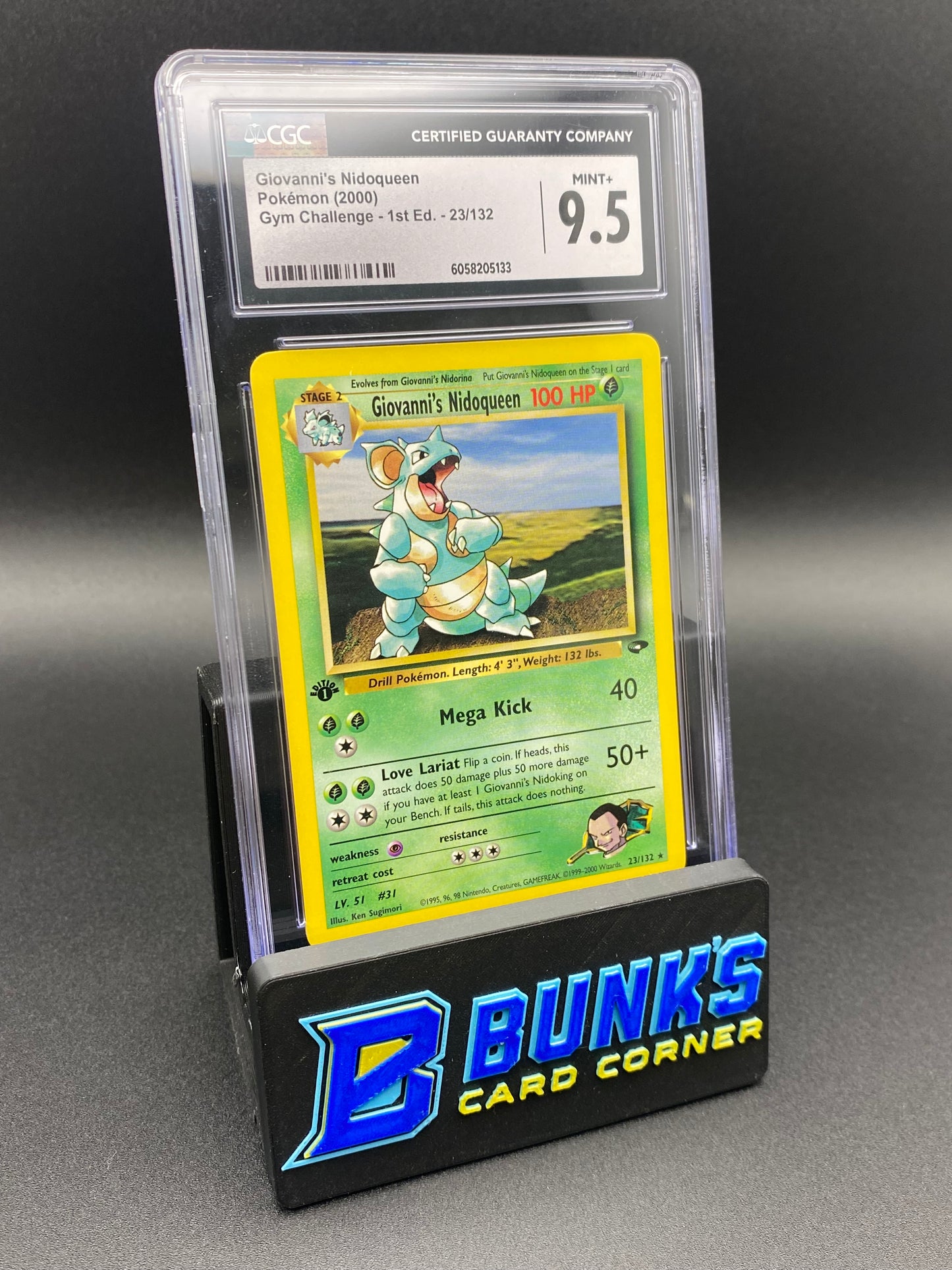 Giovanni's Nidoqueen Gym Challenge 1st Edition CGC 9.5