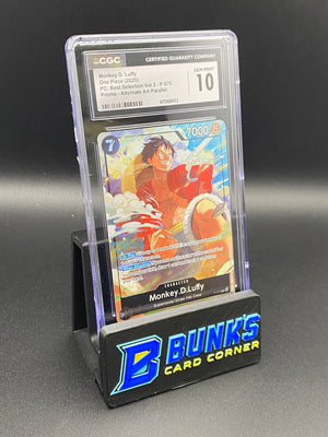 Monkey D. Luffy Promo Parallel 075 CGC 10