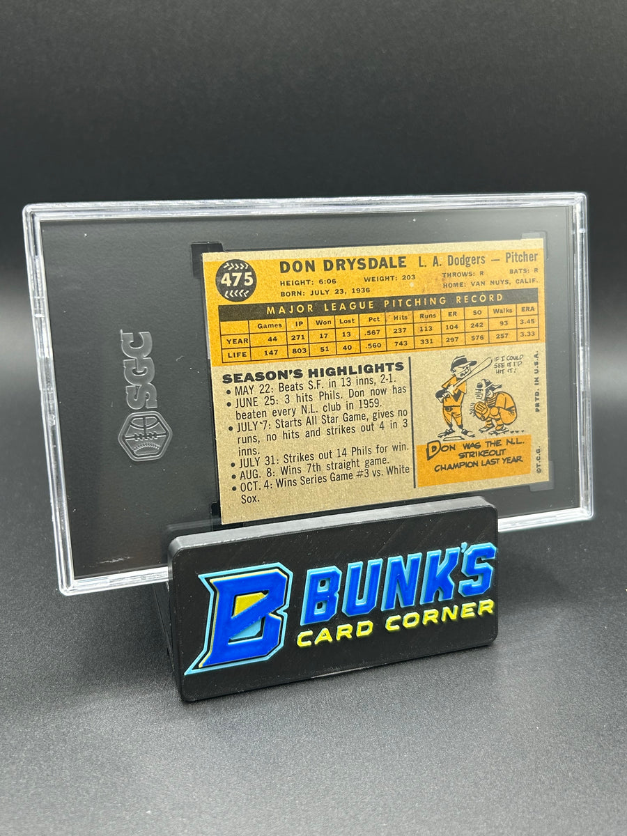 1960 Don Drysdale Topps #475 SGC 5.5
