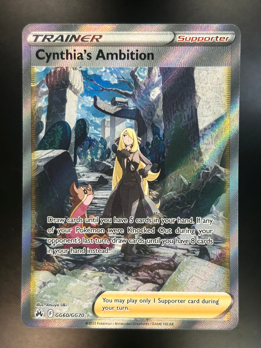 Cynthia's Ambition Galarian Gallery Crown Zenith NM