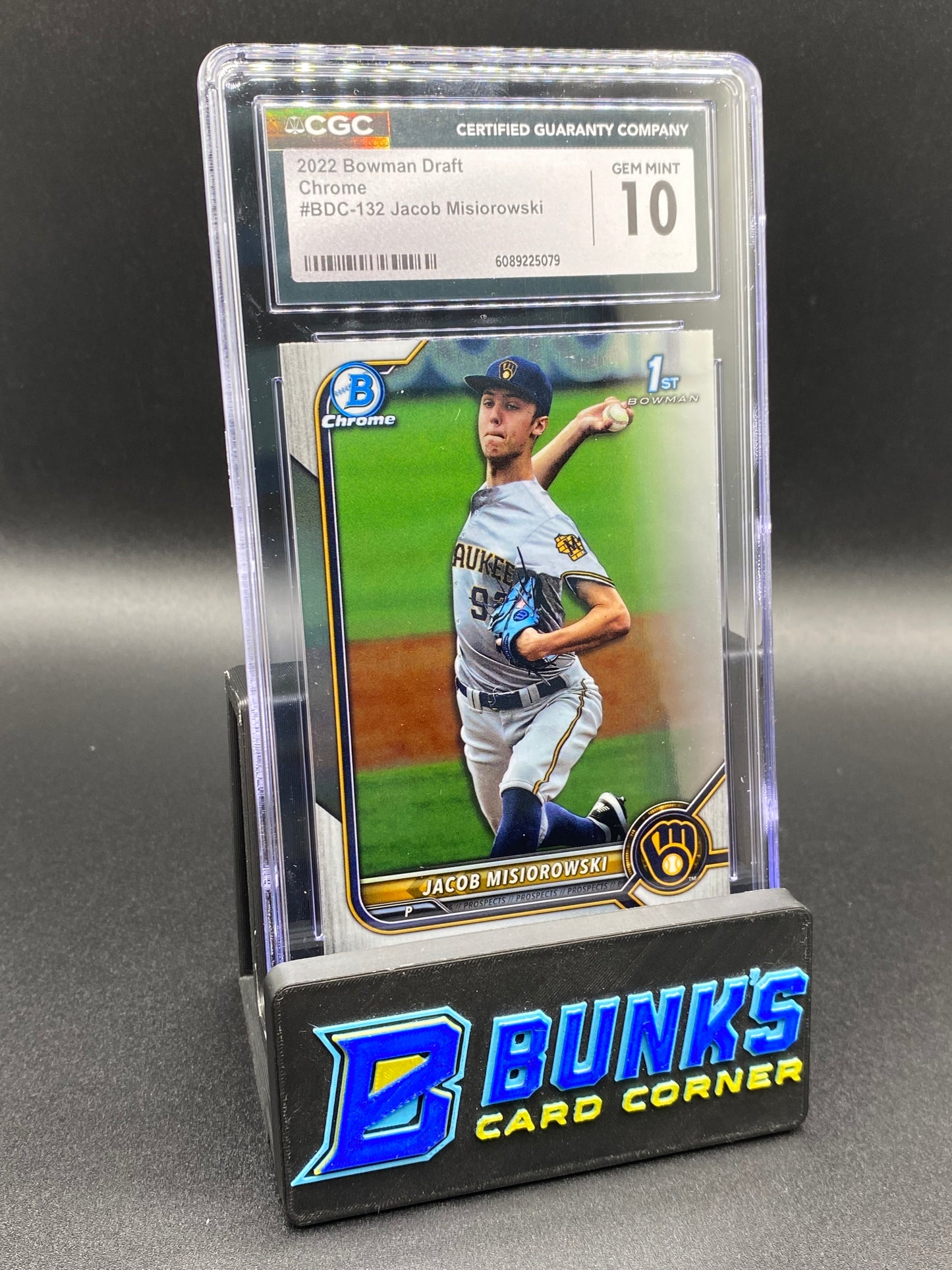 2022 Jacob Misiorowski Chrome CGC 10