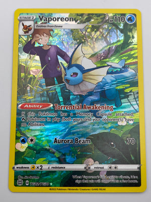 Vaporeon Trainer Gallery Brilliant Stars NM