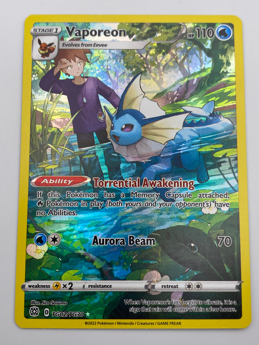 Vaporeon Trainer Gallery Brilliant Stars NM