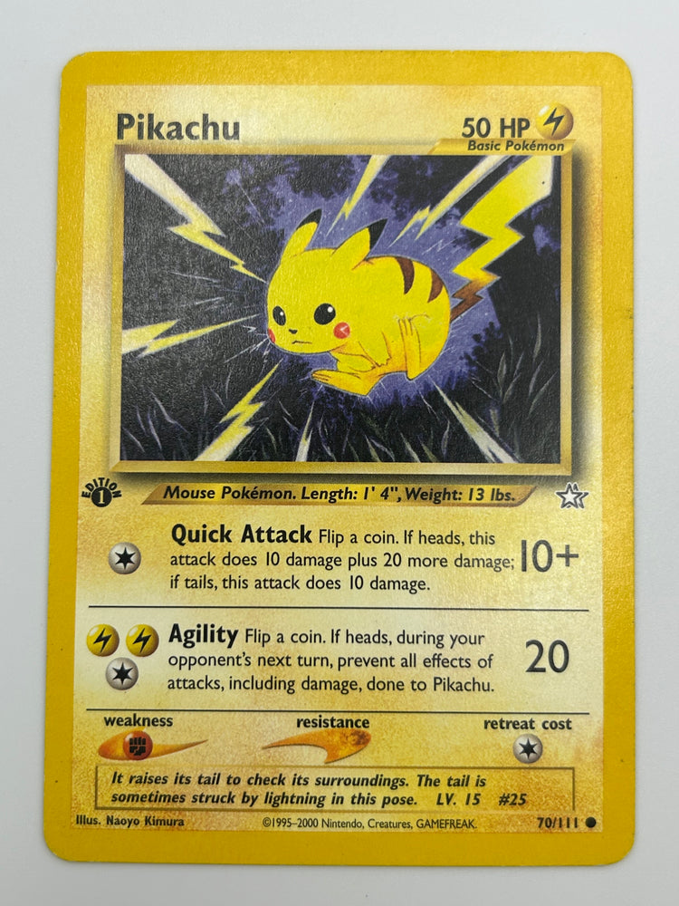 Pikachu 1st Edition Neo Genesis MP