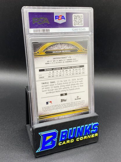 2024 Jackson Merrill Tourmaline 17/125 PSA 10