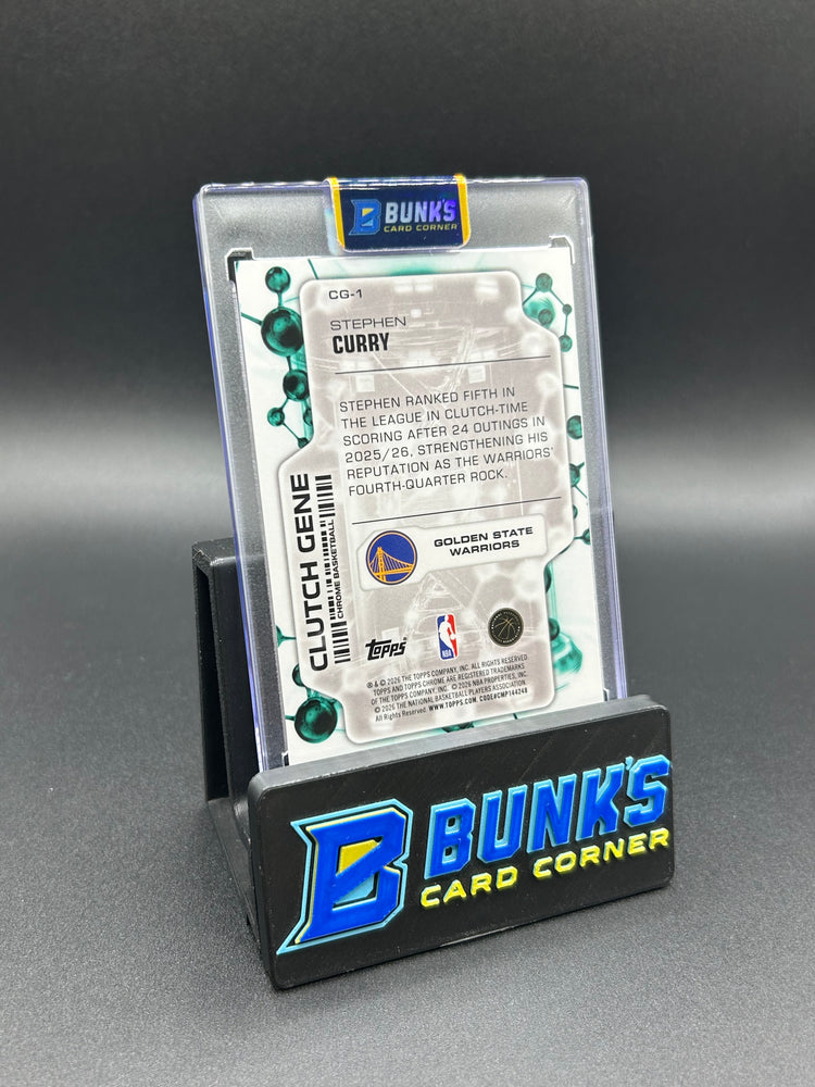2026 Stephen Curry Clutch Gene Aqua Refractor 110/199