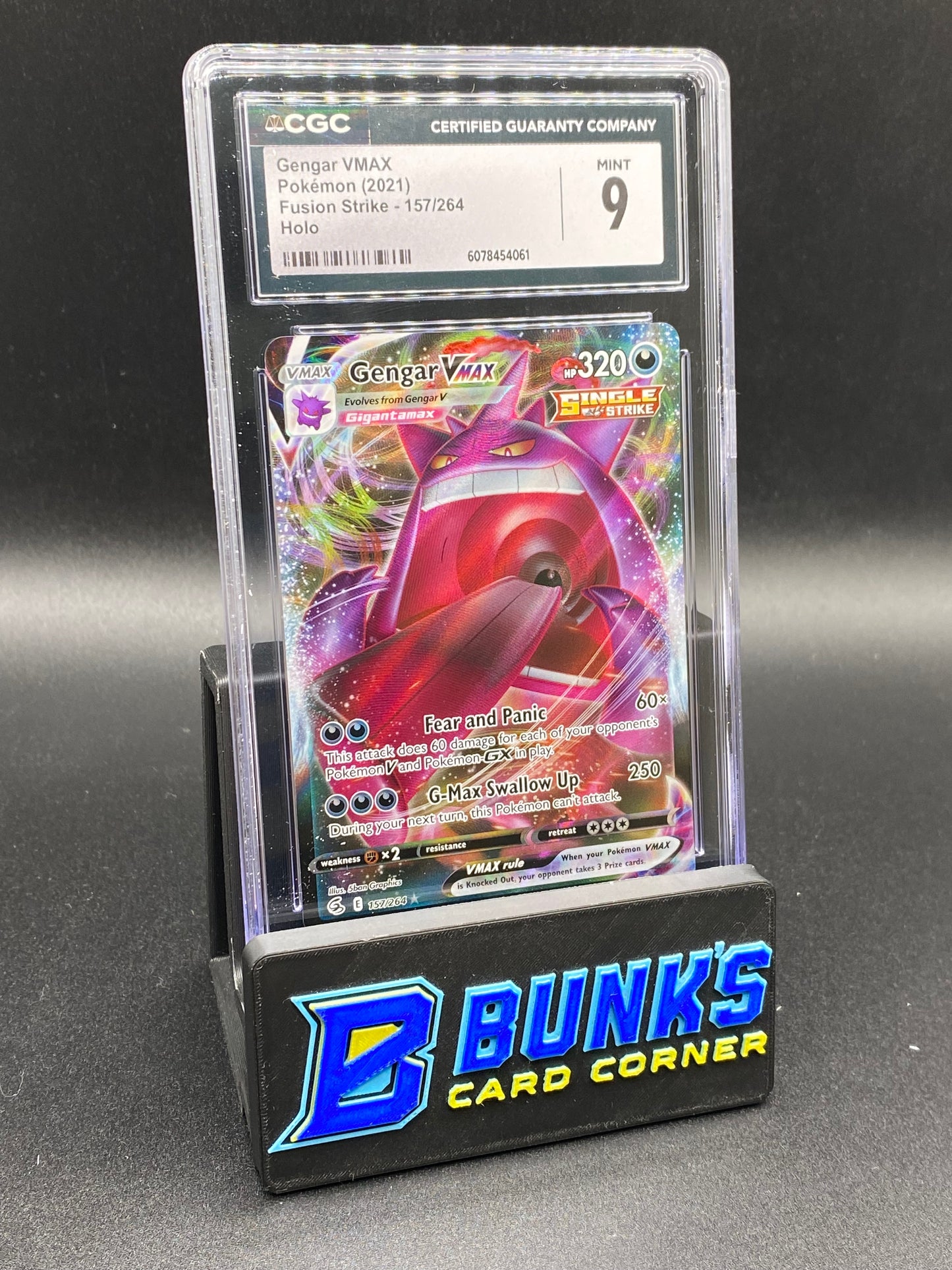 Gengar Vmax Fusion Strike CGC 9