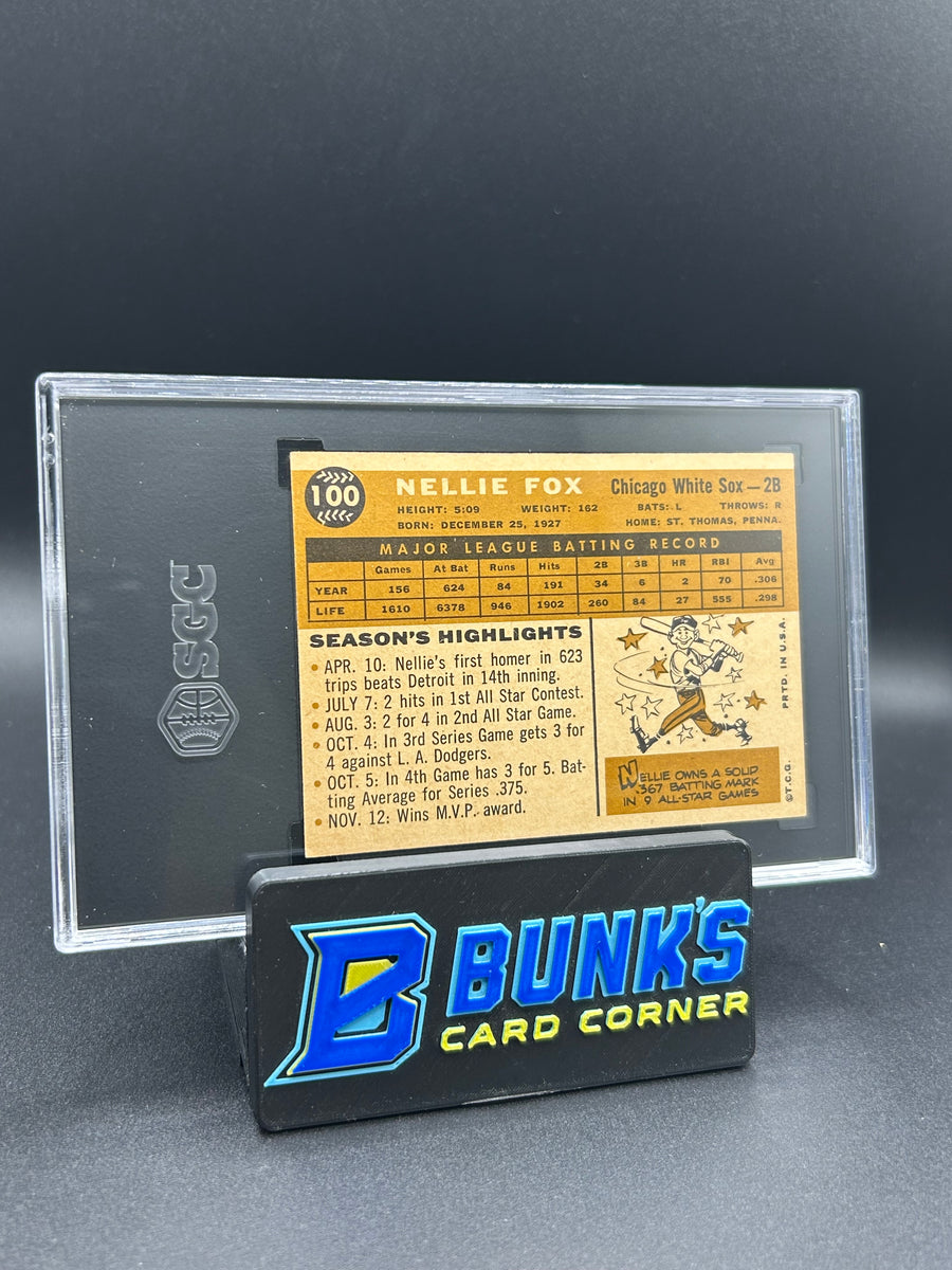 1960 Nellie Fox Topps #100 SGC 4.5
