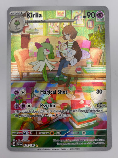 Kirlia Illustration Rare Scarlet & Violet Base NM