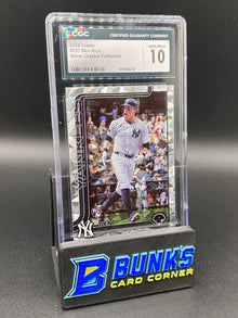 2025 Ben Rice Silver Crackle Foilboard CGC 10 SP Rc