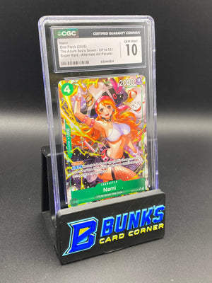 Nami Super Rare Alt Art Parallel OP14-031 CGC 10