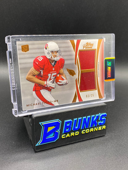 2012 Michael Floyd Topps Prime Patches 3/25 Rc