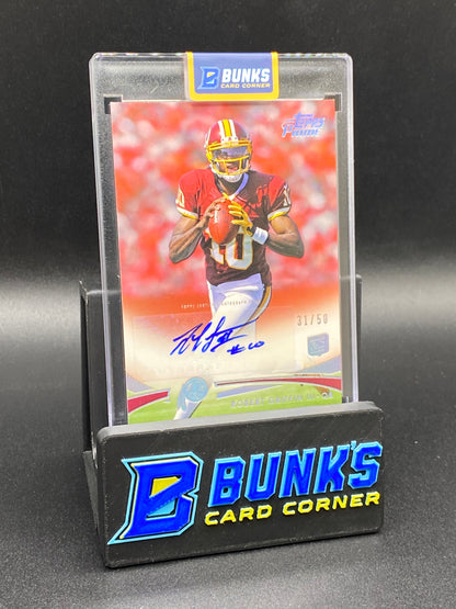 2012 Robert Griffin III 31/50 Topps Prime Auto Rc