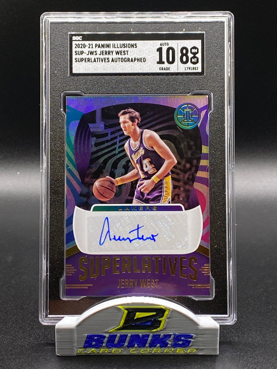 2020-21 Jerry West AUTOGRAPHED SGC 10|8