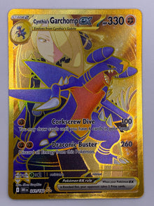 Cynthia's Garchomp Ex Hyper Rare Destined Rivals NM