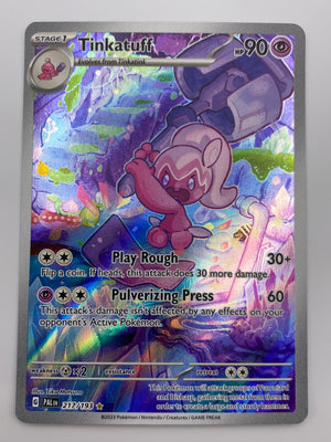 Tinkatuff Illustration Rare Paldea Evolved NM