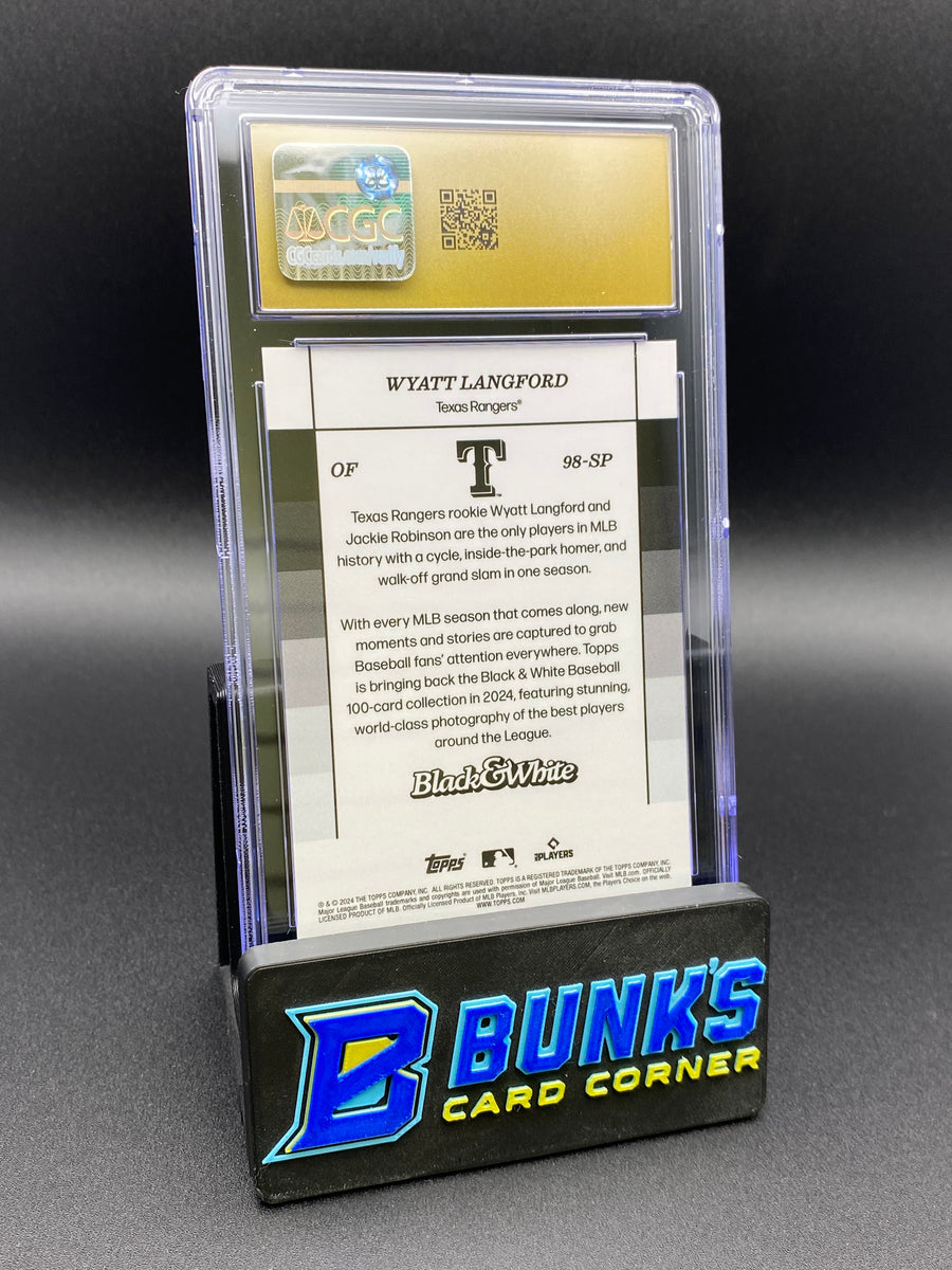 2024 Wyatt Langford Short Prints Black & White CGC PRISTINE 10