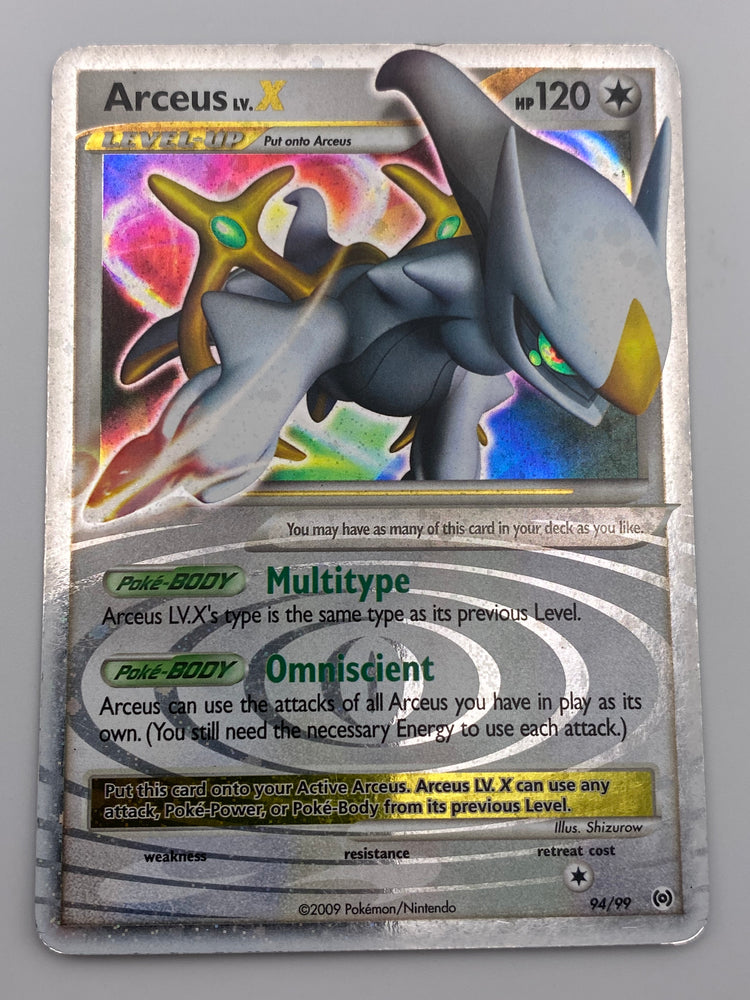 Arceus Lv. X Holo Arceus MP