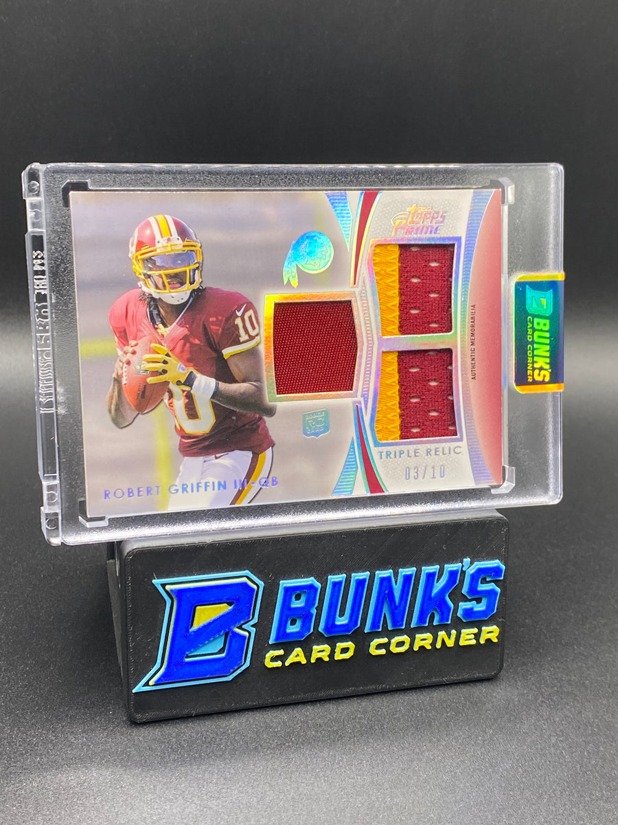 2012 Robert Griffin III Topps Prime Patches Rc 3/10