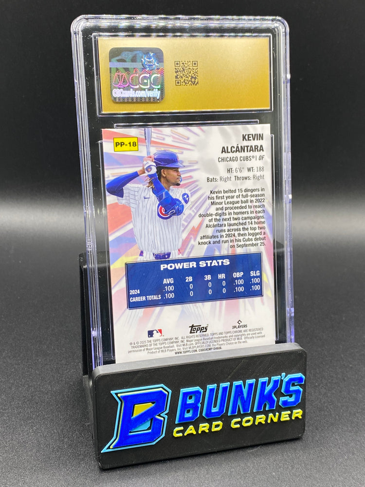 2025 Kevin Alcantara Power Players CGC PRISTINE 10 Rc SP