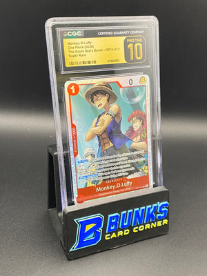 Monkey D. Luffy Super Rare OP14-013 CGC PRISTINE 10