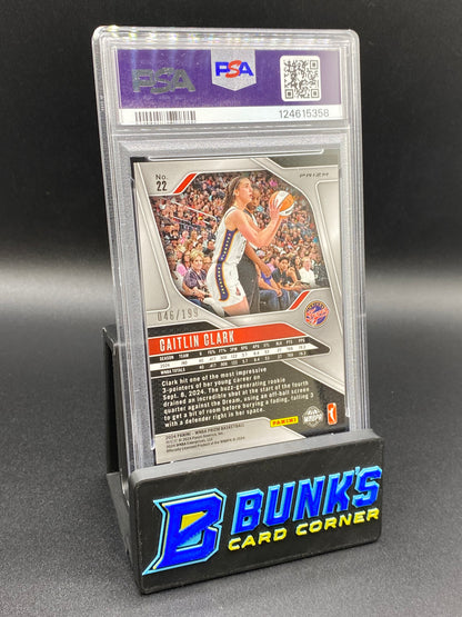 2024  Caitlin Clark Blue Pulsar PSA 8