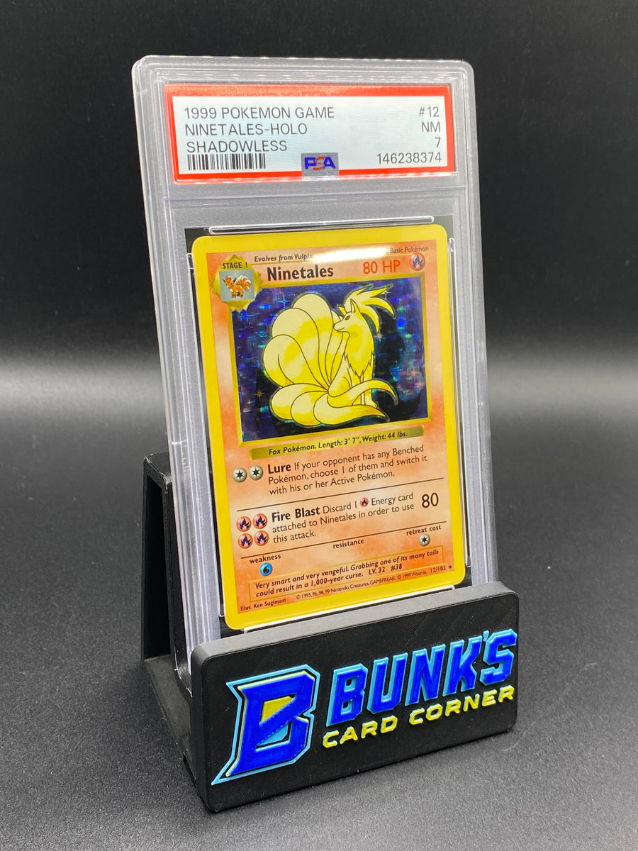 Ninetales Holo Shadowless Base Set PSA 7
