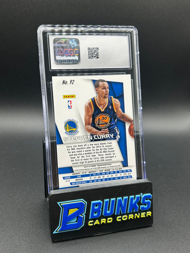 2014-15 Stephen Curry Panini Prizm CGC 10