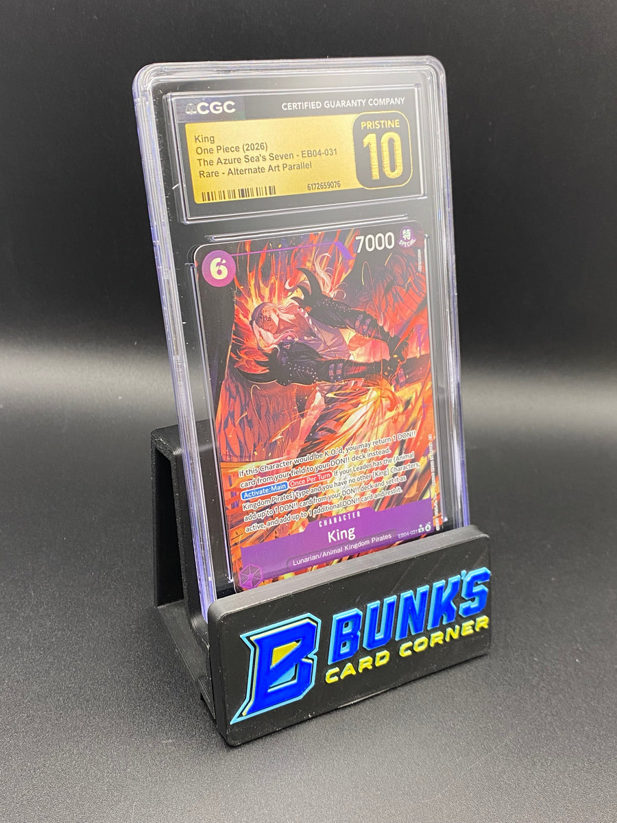 King Rare Parallel EB04-031 CGC PRISTINE 10