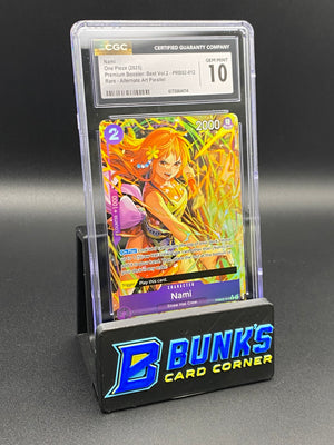 Nami Rare Alt Art PRB02-012 CGC 10