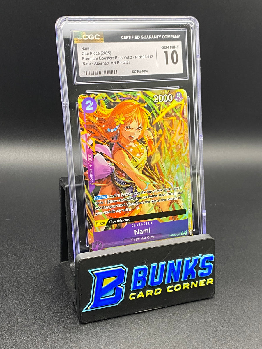 Nami Rare Alt Art PRB02-012 CGC 10