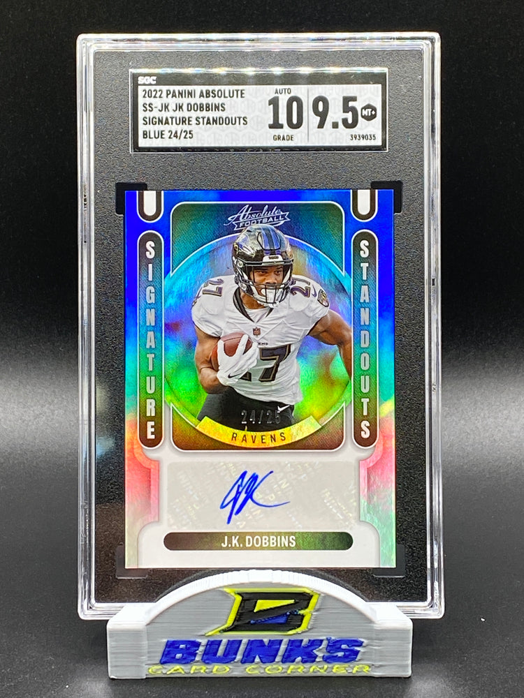 2022 JK Dobbins AUTOGRAPHED Blue 24/25