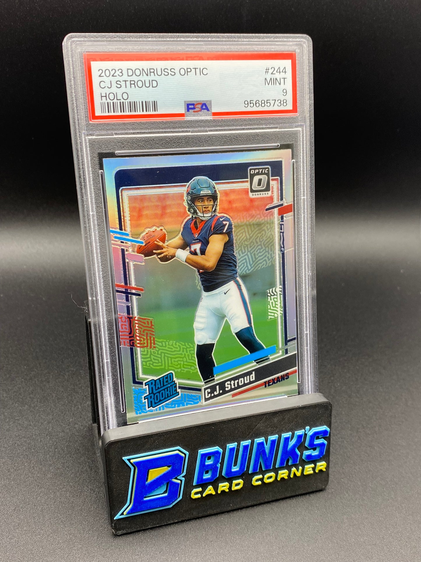 2023 CJ Stroud Holo Rc PSA 9