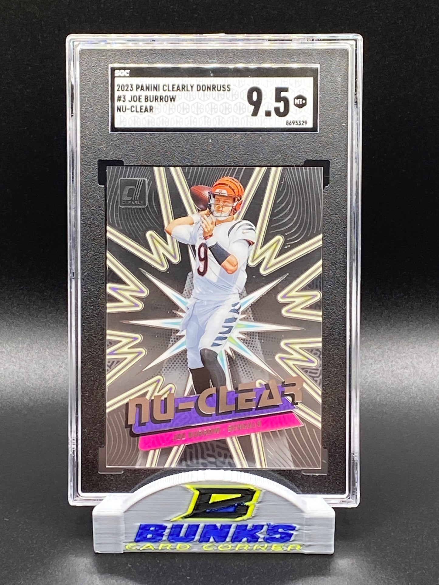 2023 Joe Burrow Nu-Clear Transparent (Box A3)