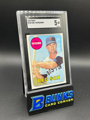 1969 Carl Yastrzemski Topps #130 SGC 5