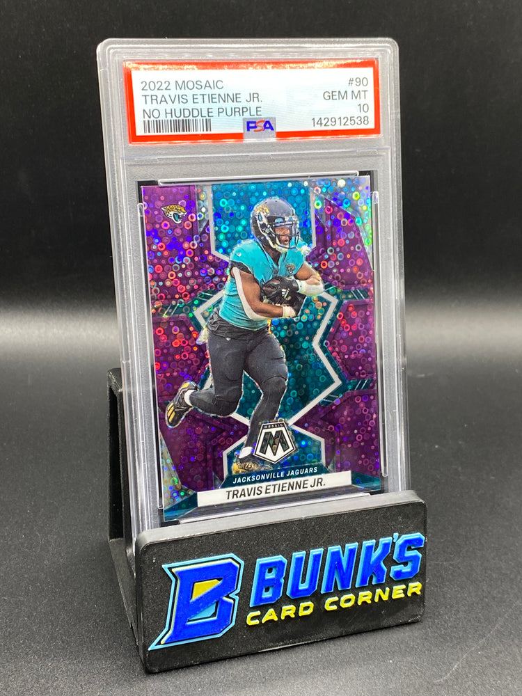 2022 Travis Etienne Jr. No Huddle Purple 35/50 PSA 10