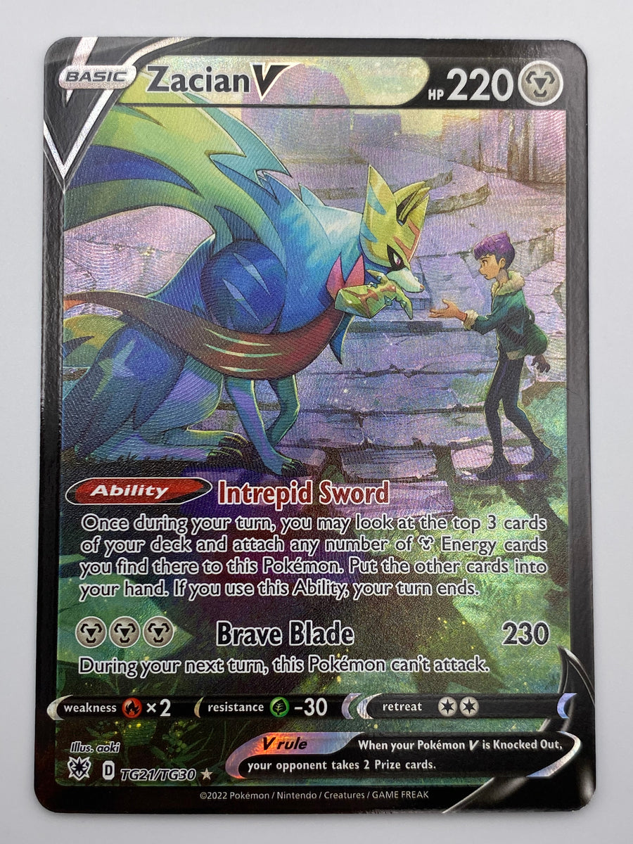 Zacian V Trainer Gallery Silver Tempest NM