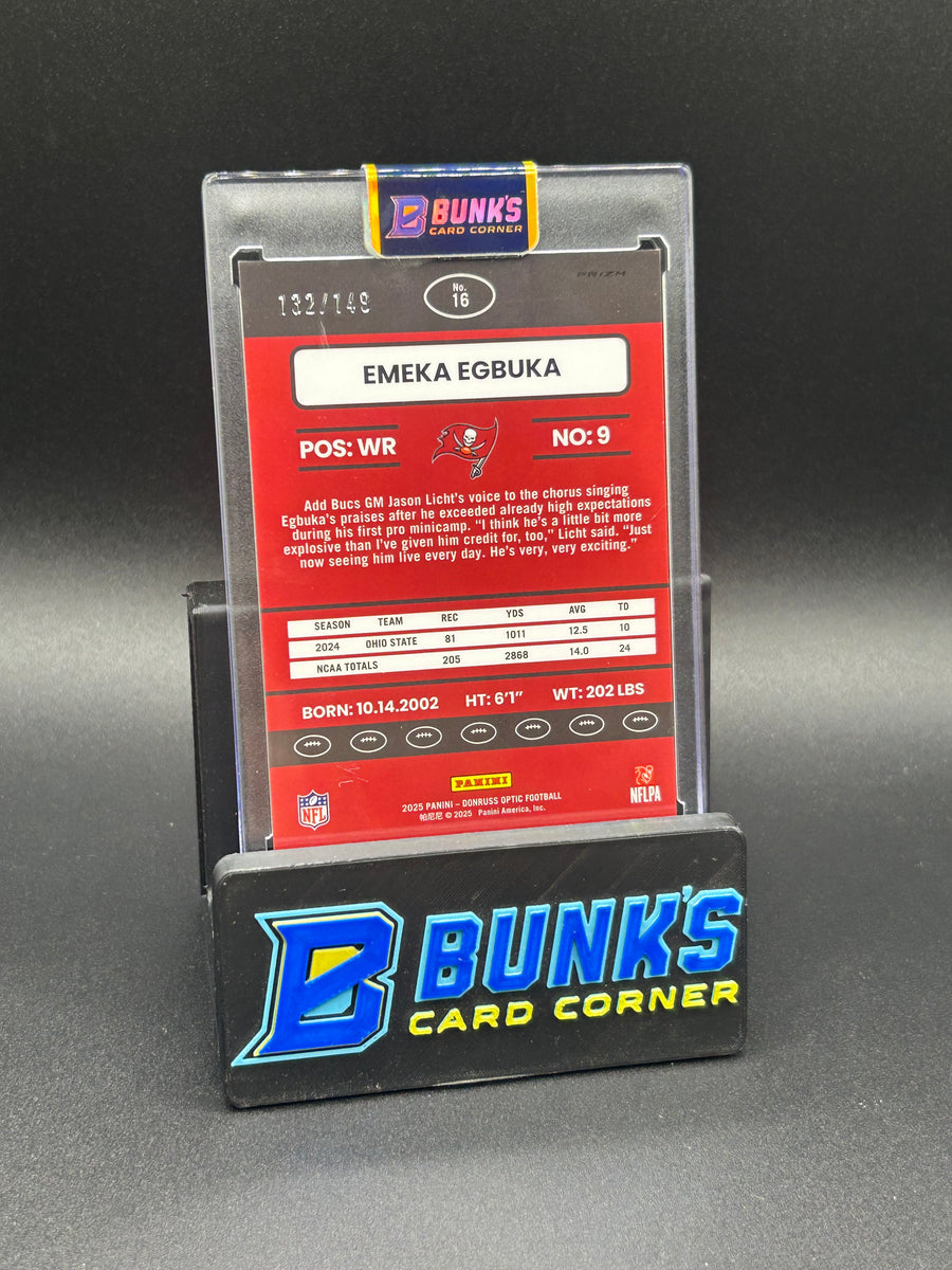 2025 Emeka Egbuka Donruss Retro Black Pandora 132/149