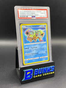 Shining Volcanion Shining Legends PSA 10