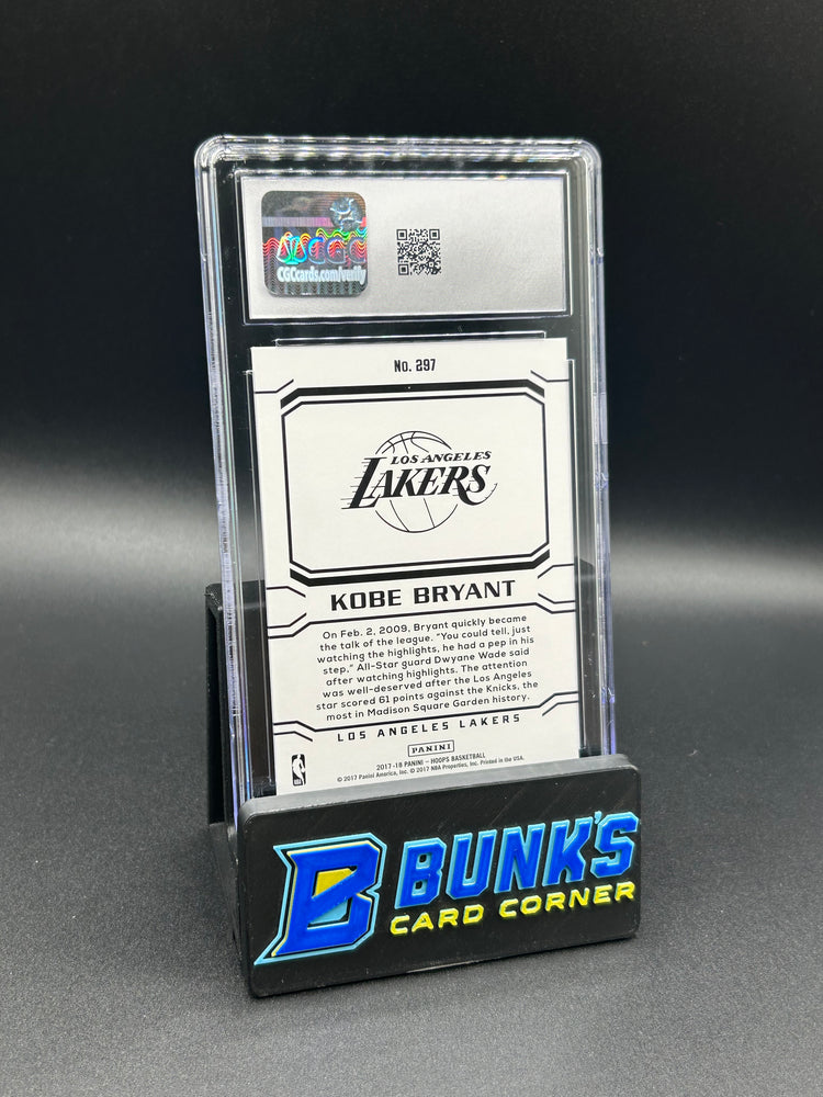 2017-18 Kobe Bryant Panini Hoops Teal Explosion CGC 10