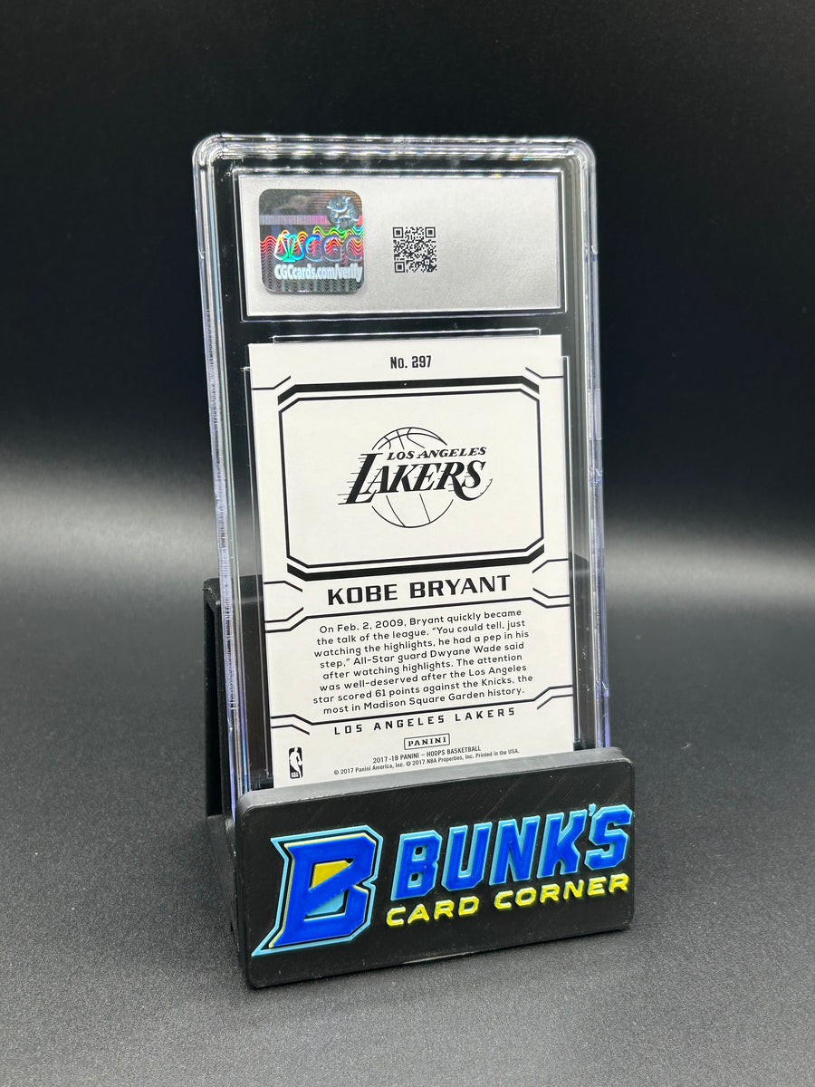 2017-18 Kobe Bryant Panini Hoops Teal Explosion CGC 10