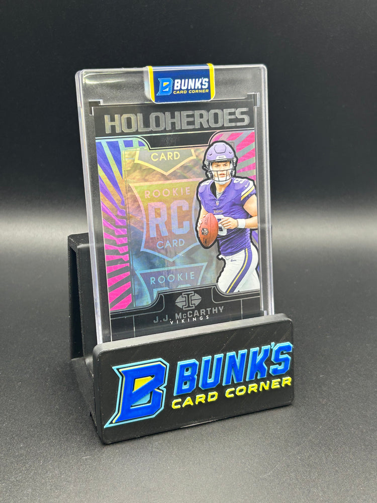 2024 JJ McCarthy Panini Illusions Holoheroes SSP Rc