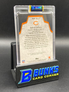 2012 Alshon Jeffery Topps Patch Rc