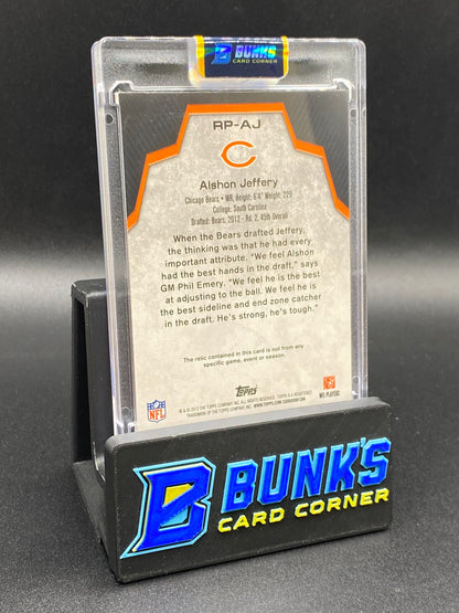 2012 Alshon Jeffery Topps Patch Rc