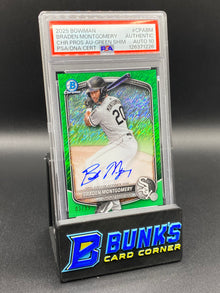 2025 Braden Montgomery Auto 3/99 Green PSA Auto 10