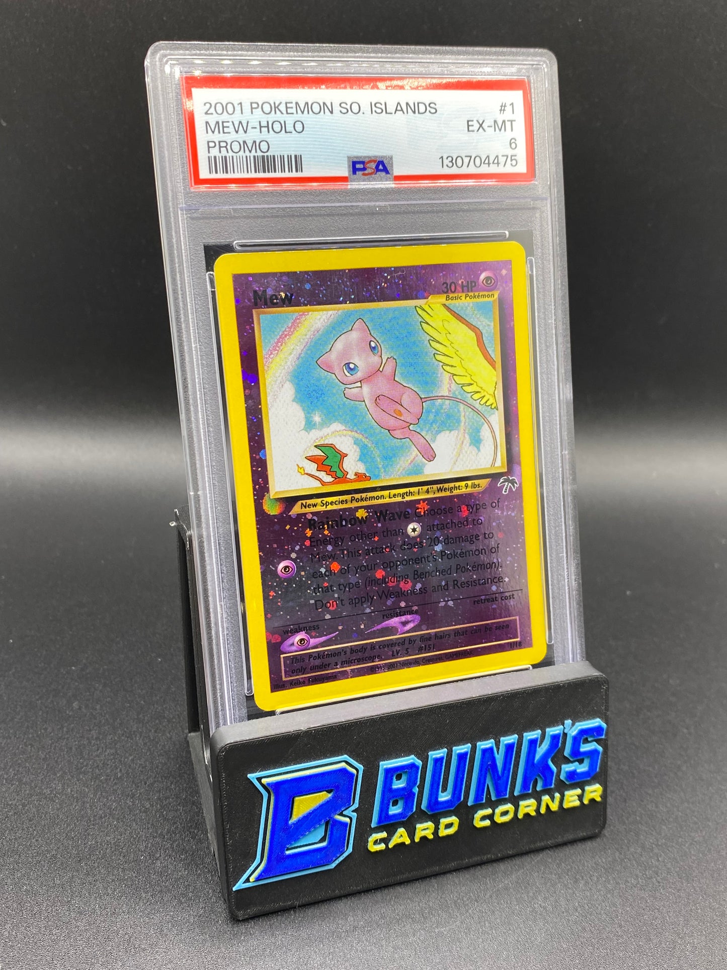 Mew Holo Promo PSA 6