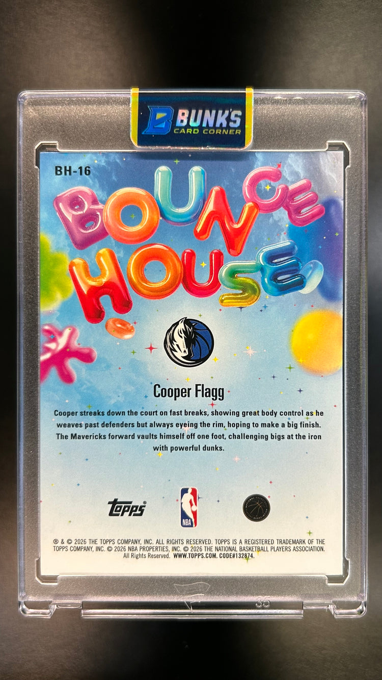 2026 Cooper Flagg Hoops Rainbow Bounce House Foil Rc