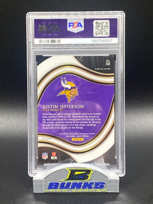 2020 Justin Jefferson DIE-CUT Orange Prizm (Box A1)