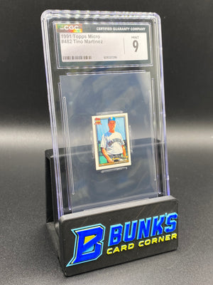 1991 Tino Martinez Micro Card CGC 9