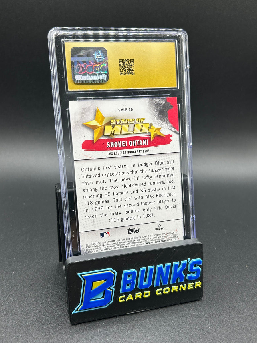 2025 Shohei Ohtani Topps Stars of MLB CGC Pristine 10